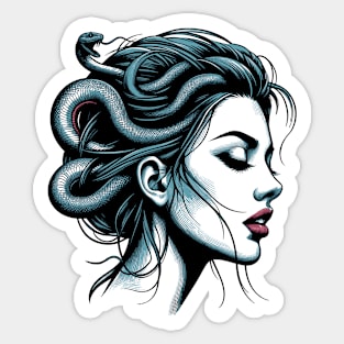 Beutiful Medusa Sticker